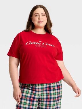 Women's "Cabin Crew" Short Sleeve Shirt - Wondershop 2X